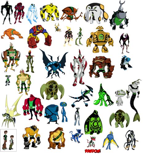 ben ten omniverse all aliens